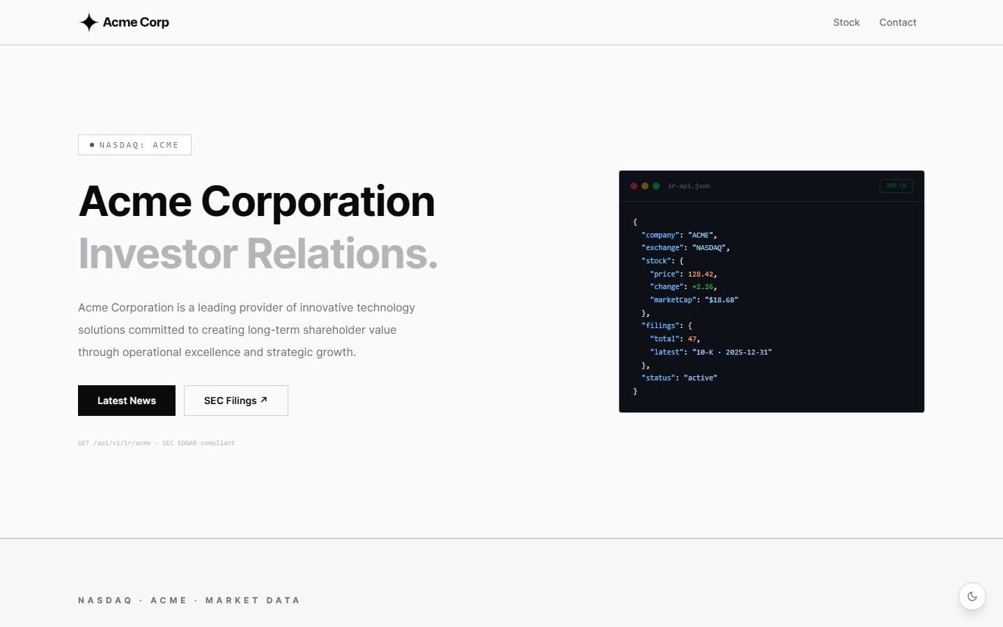 Forge template preview