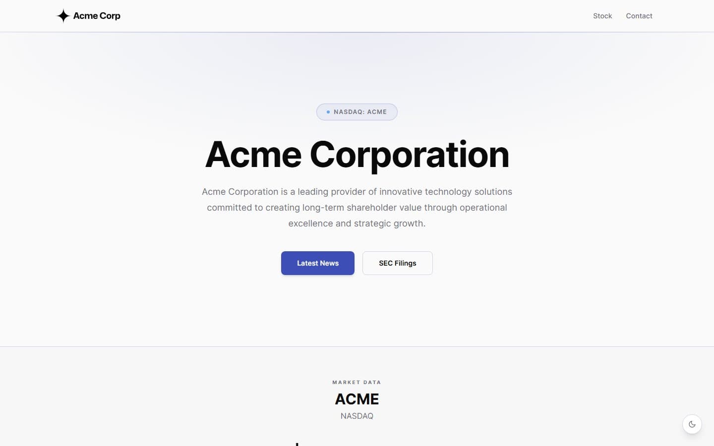 Horizon template preview