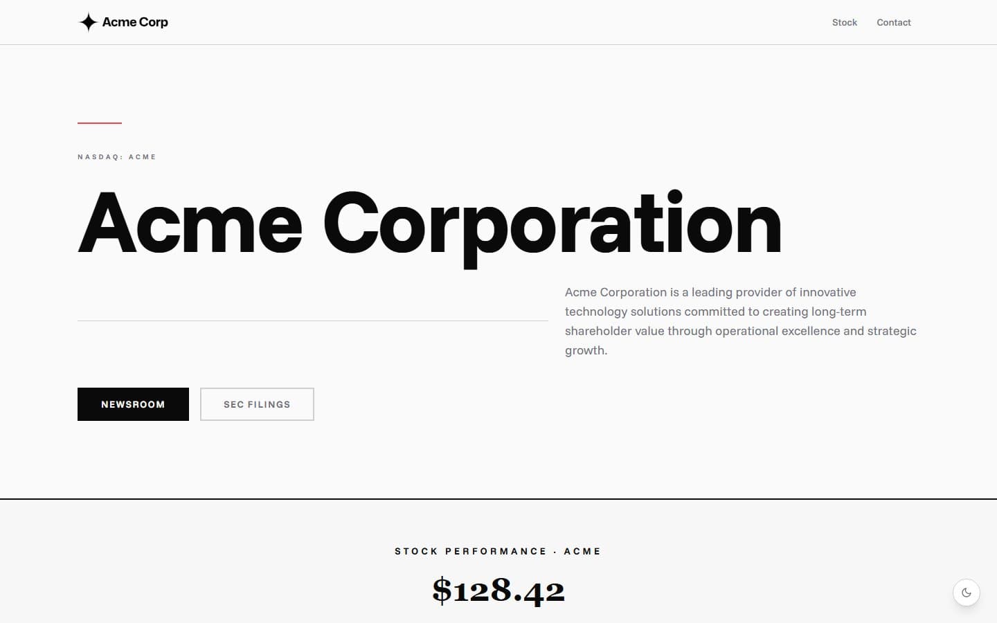 Signal template preview